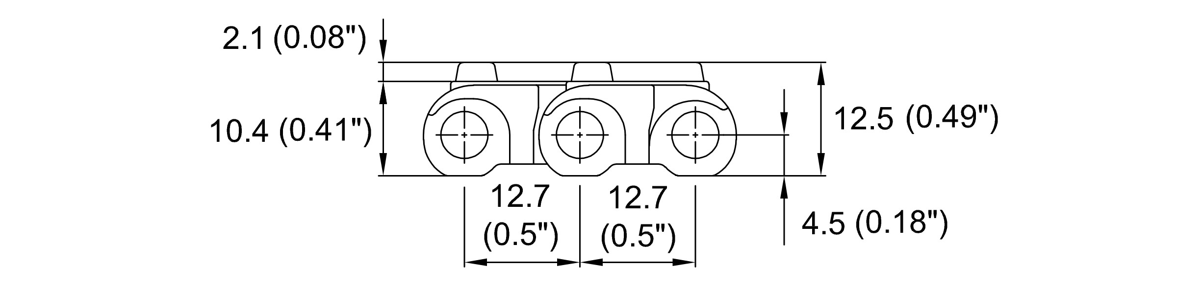 Imagen 2 de M1233 Flush Grid GripTop 0.5"
