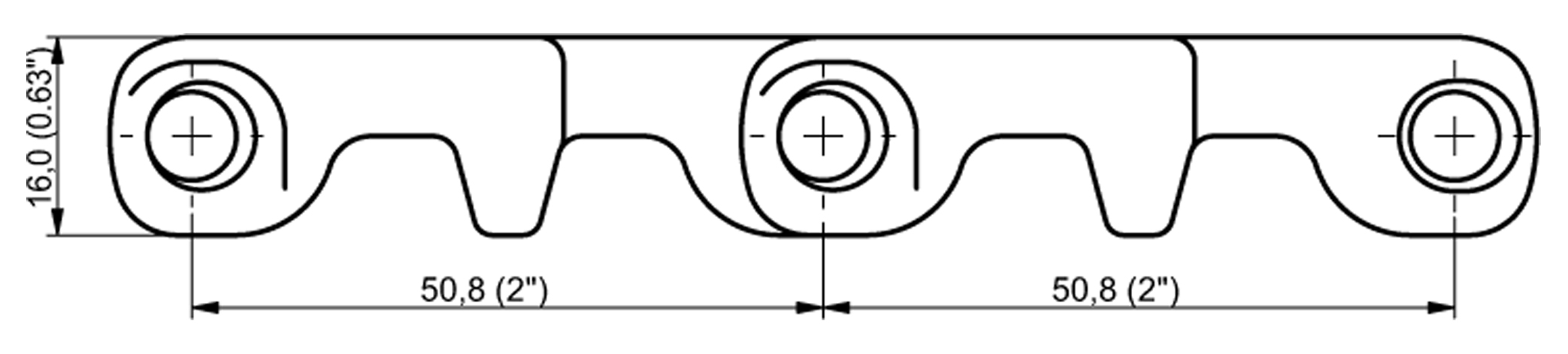 Imagen 2 de M5085 Flush Grid 2"