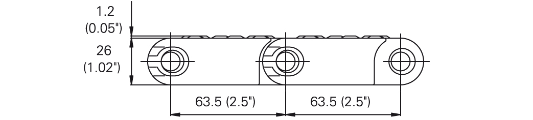 Imagen 2 de M6424 Non Slip Perforated 2.5"