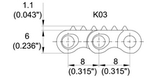 Imagen 4 de M0863 Micropitch Cone Top 0.3" MTW