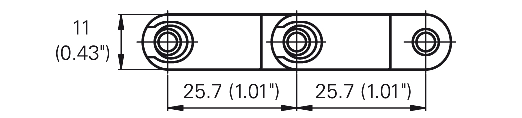 Imagen 4 de M2585 Flush Grid 1"